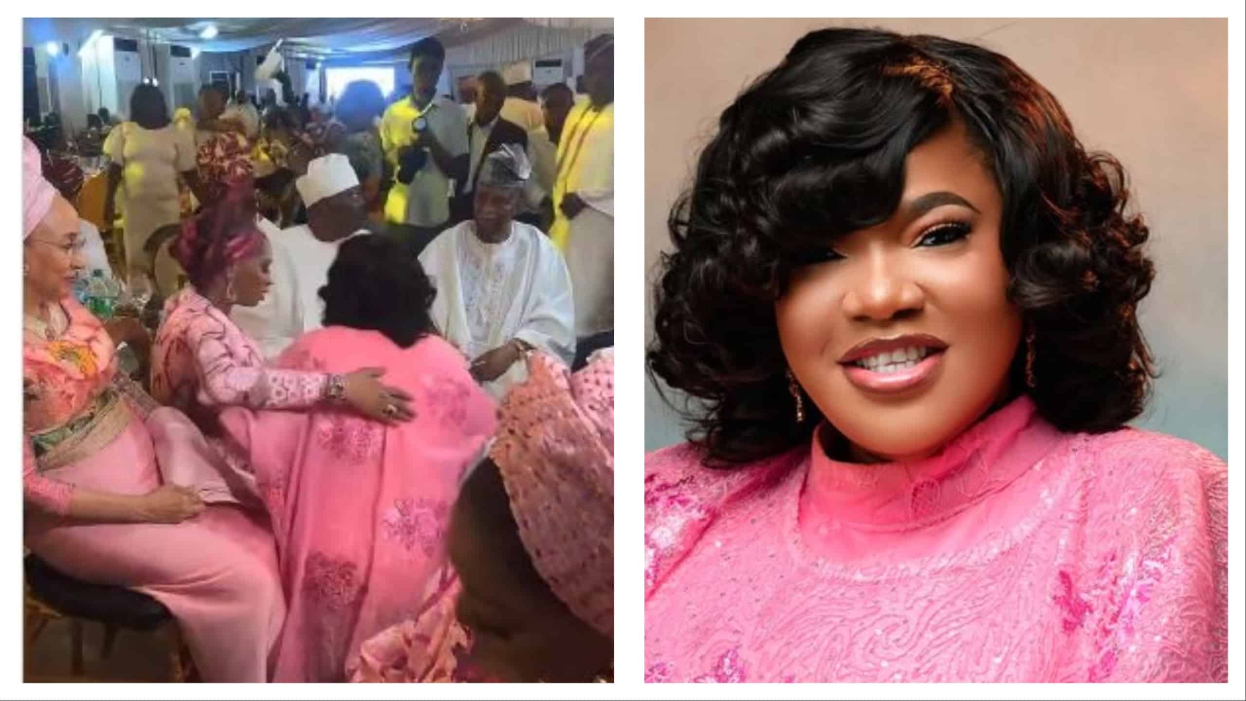 Toyin Abraham Defends Kneeling Gesture to Shade Okoya