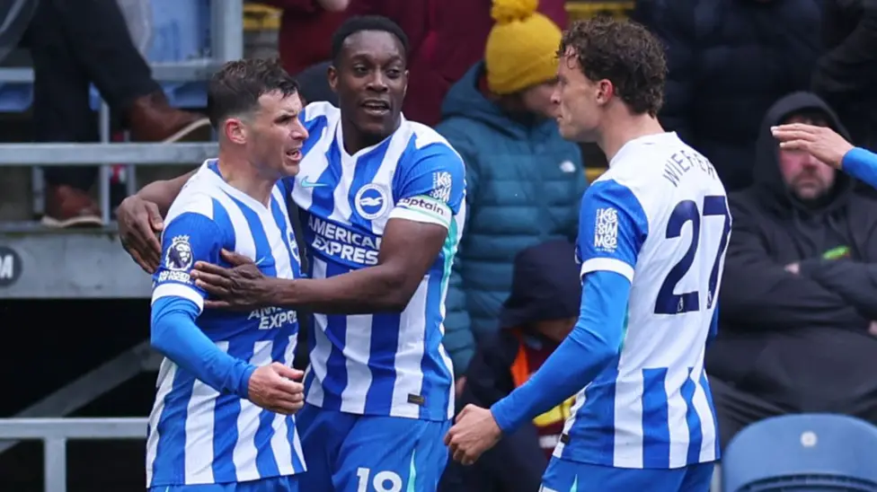 Wieffer's Brace Leads Brighton to Victory Over Burnley