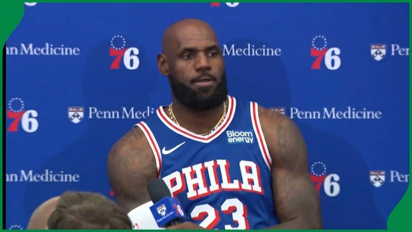 LeBron James 76ers NBA Debut