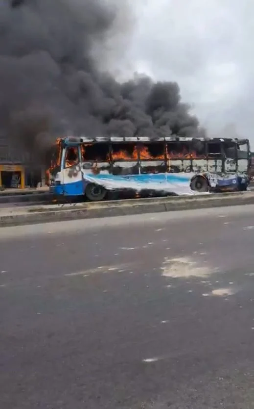 Lagos BRT Bus Mob Violence